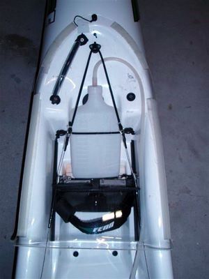 Splashski hood top view